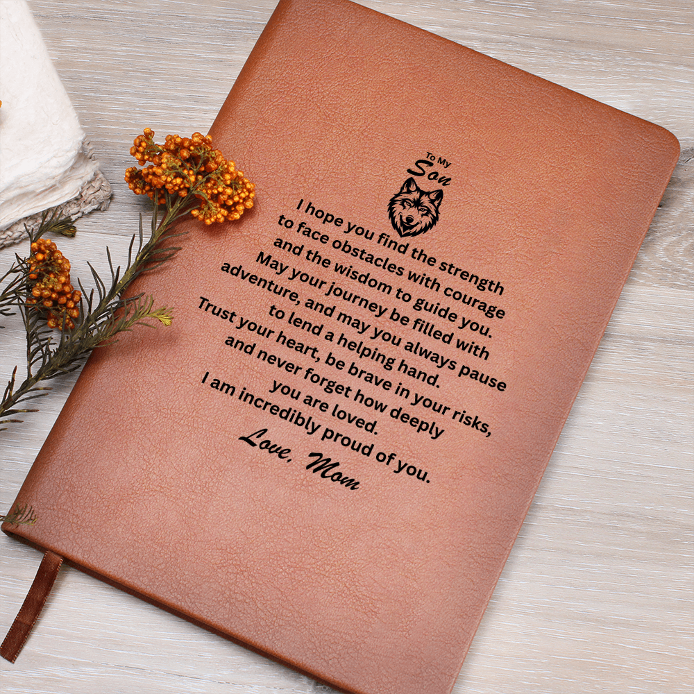 To My Son Wolf Journal