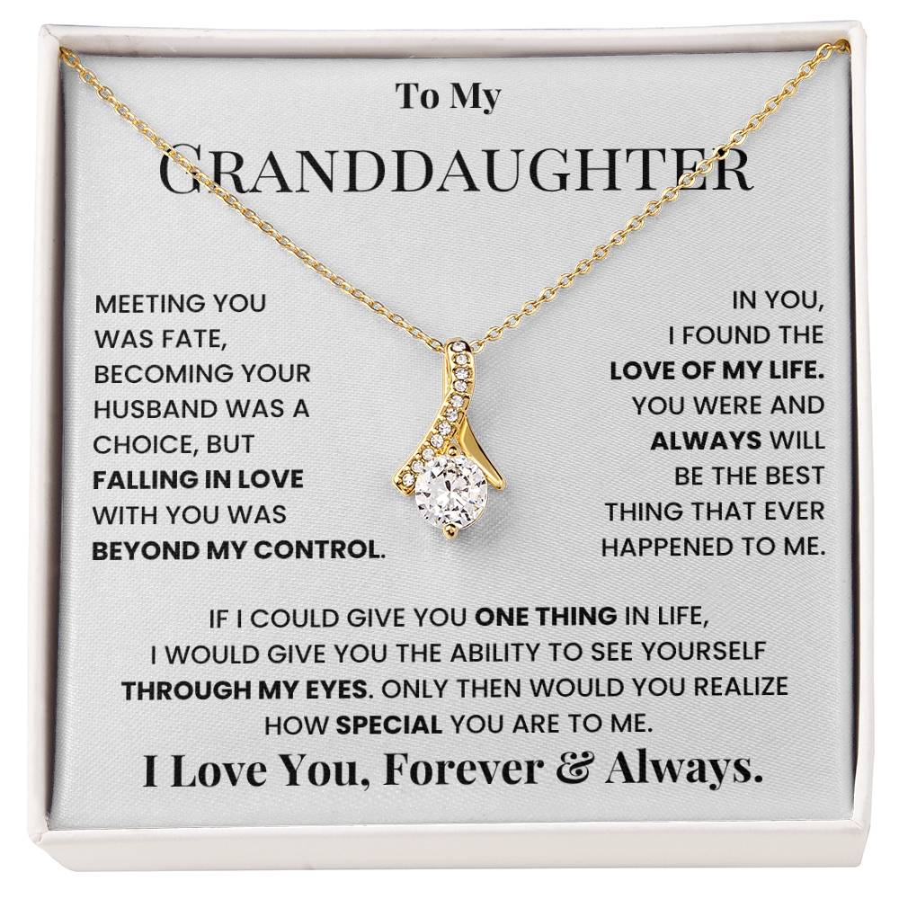 To My Granddaughter I Love You Forever & Always jewelry box