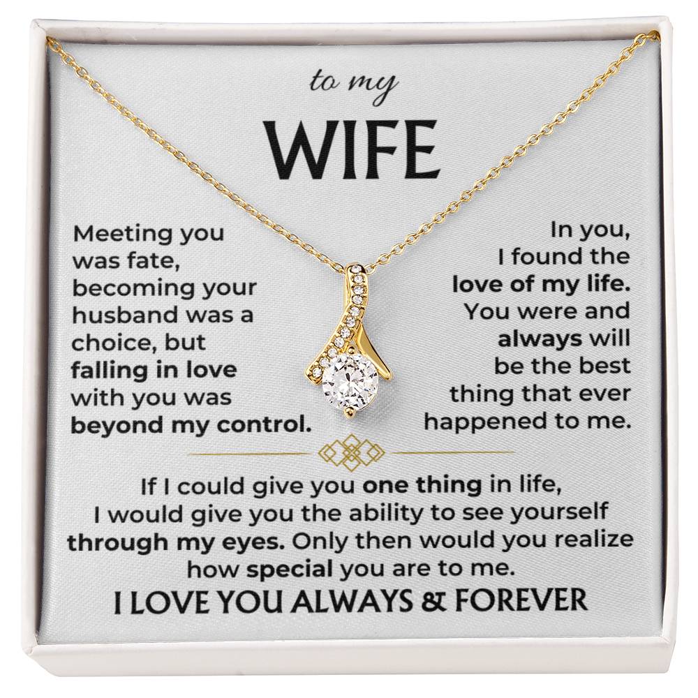 romantic wife necklace gift pendant
