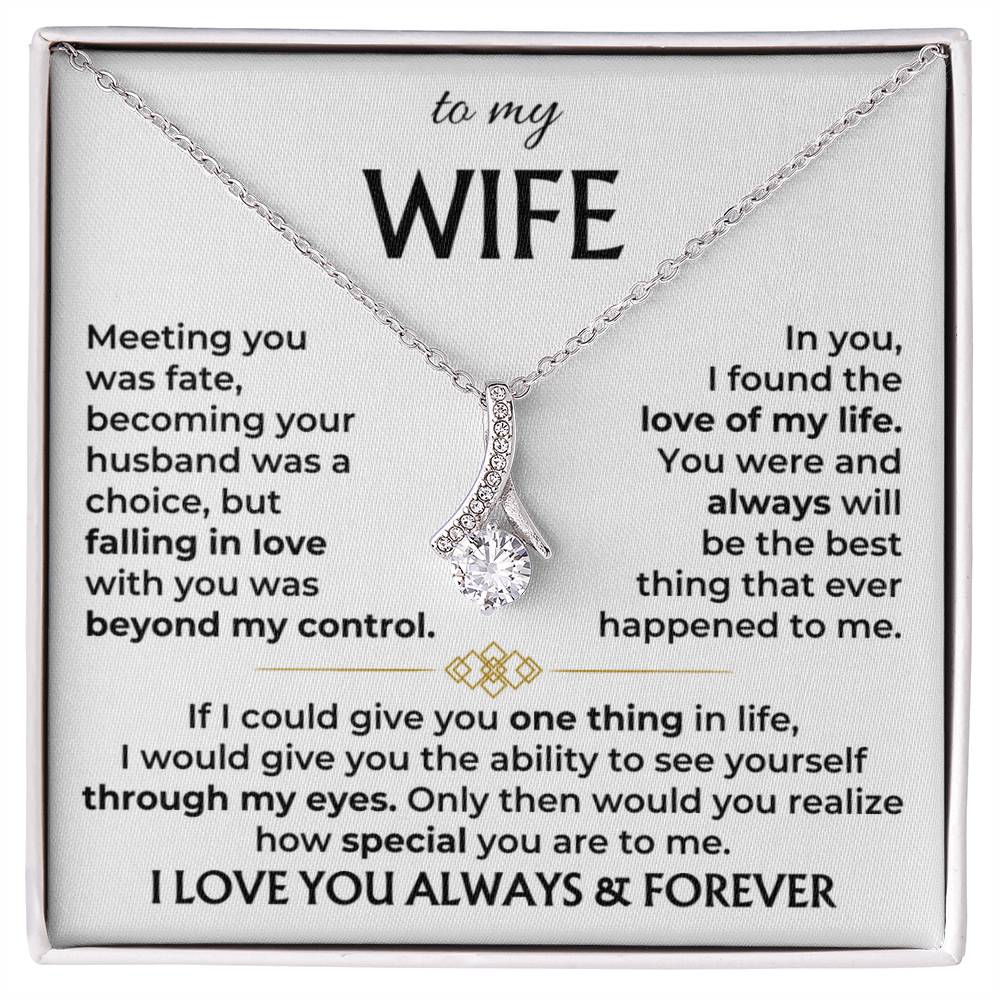 romantic wife necklace gift pendant