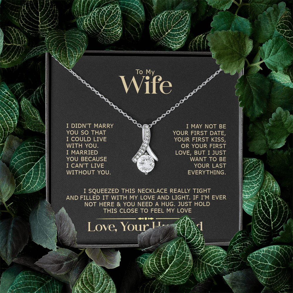 To My Wife Alluring Beauty Necklace romantic gift