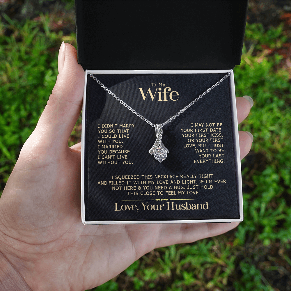 To My Wife Alluring Beauty Necklace romantic gift
