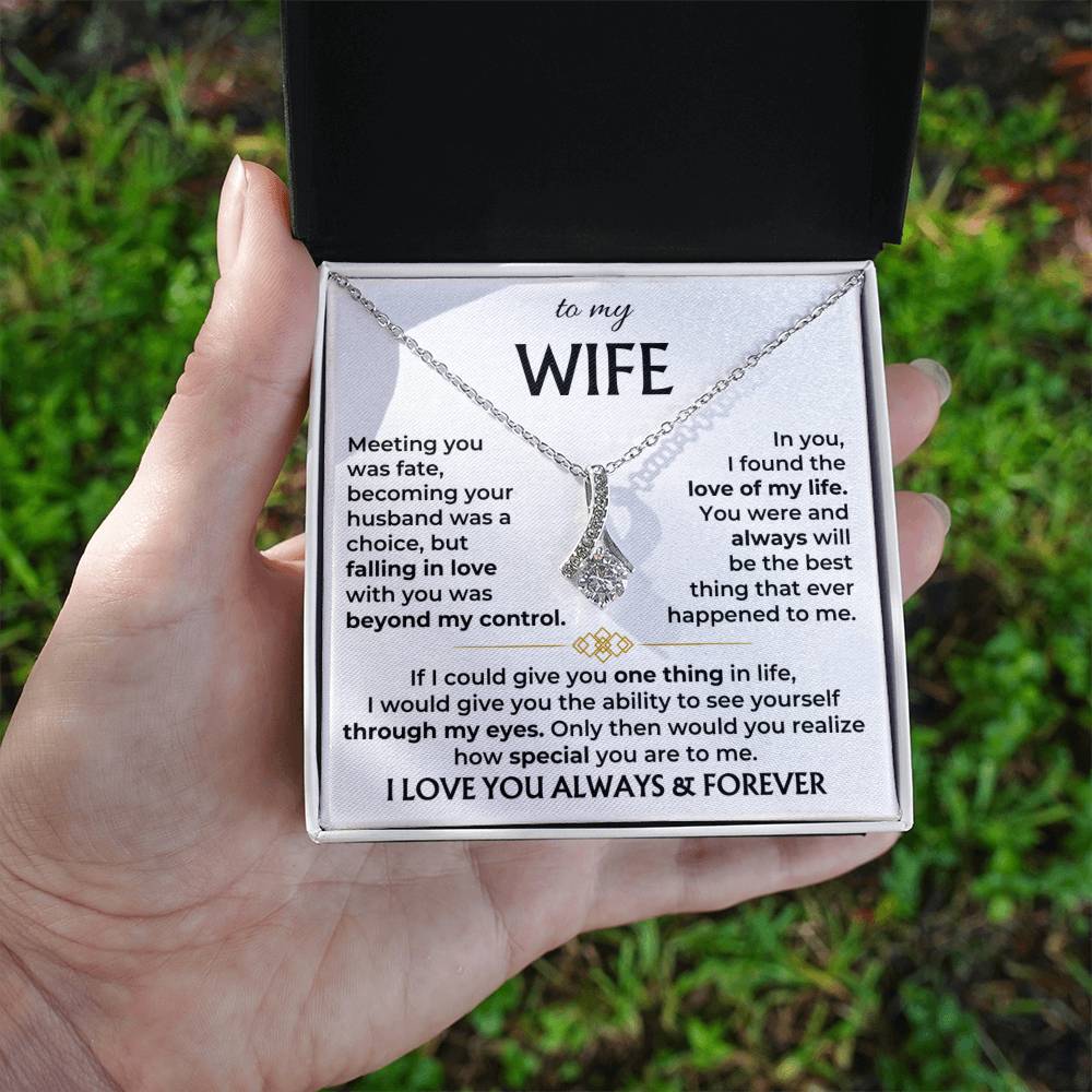 romantic wife necklace gift pendant