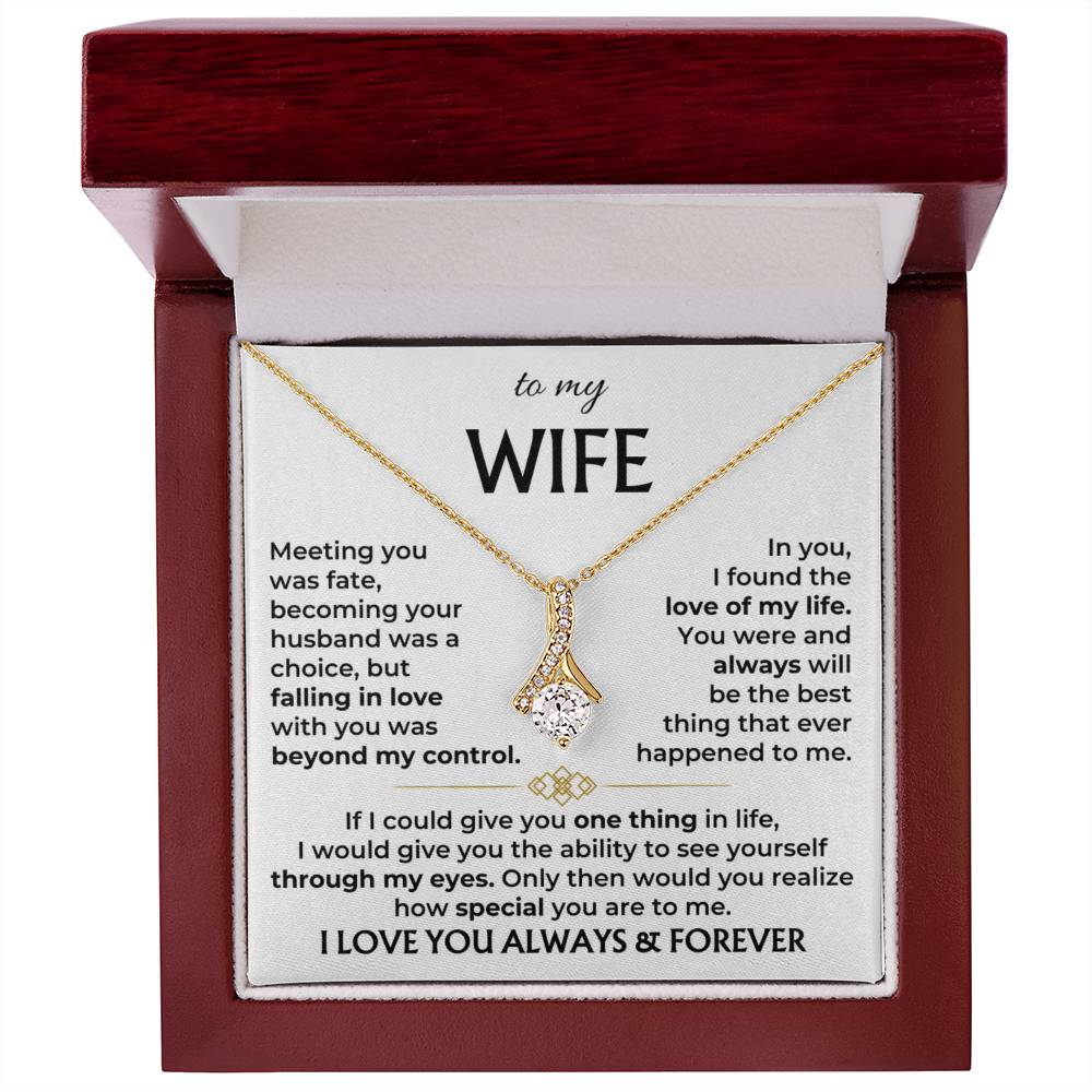 romantic wife necklace gift pendant