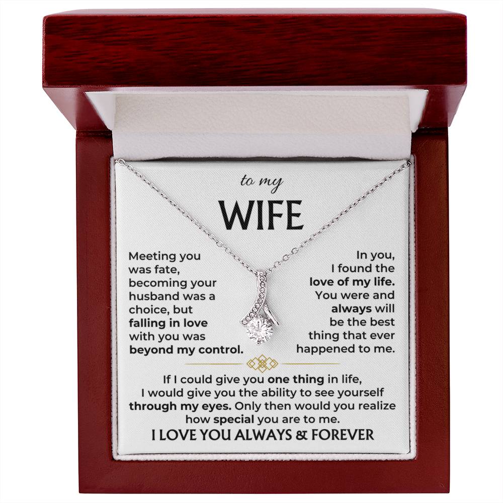 romantic wife necklace gift pendant