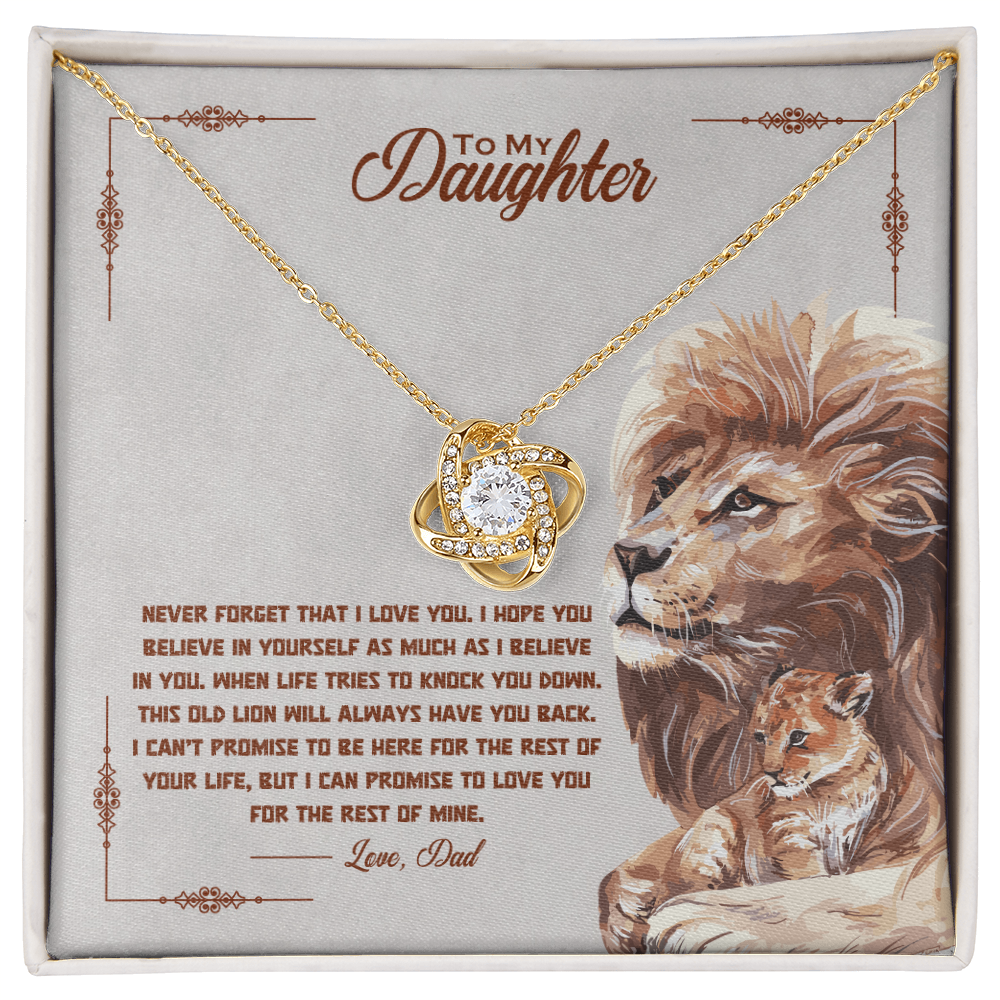 Daughter Promise Gift necklace