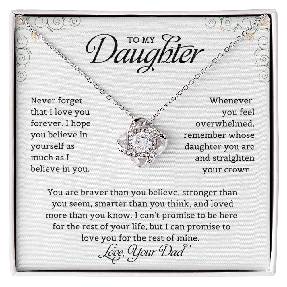 to my daughter necklace gift