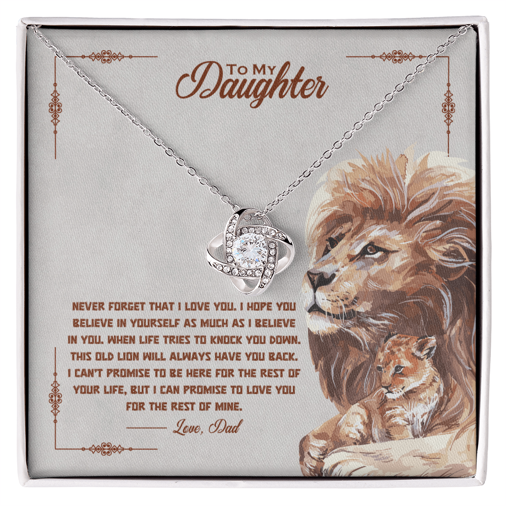 Daughter Promise Gift necklace