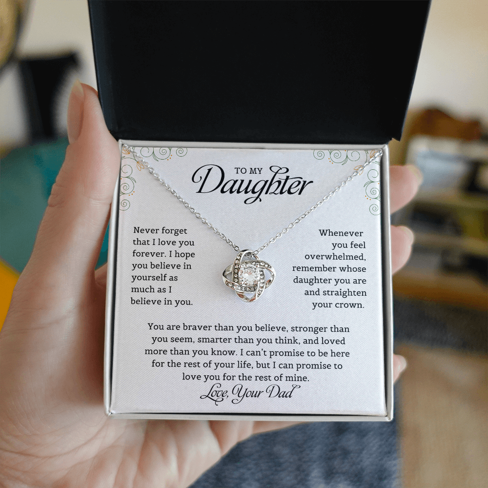 to my daughter necklace gift