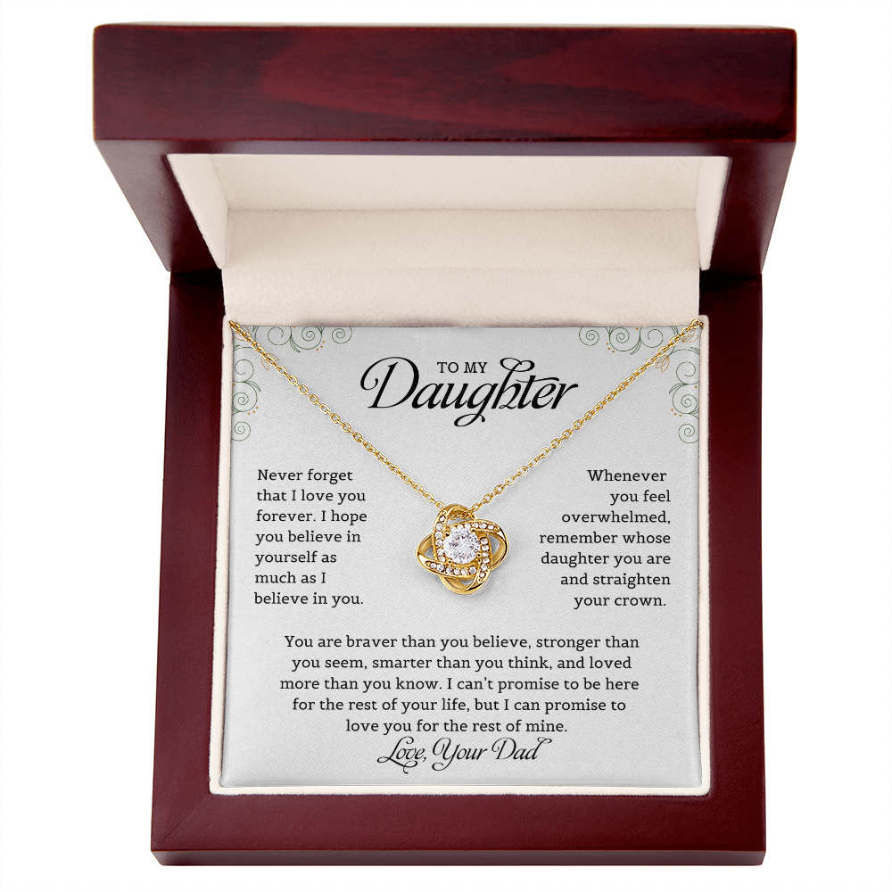 to my daughter necklace gift