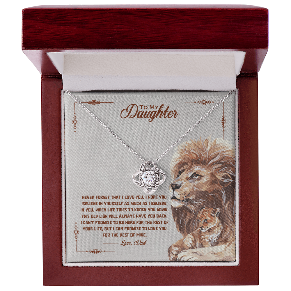 Daughter Promise Gift necklace