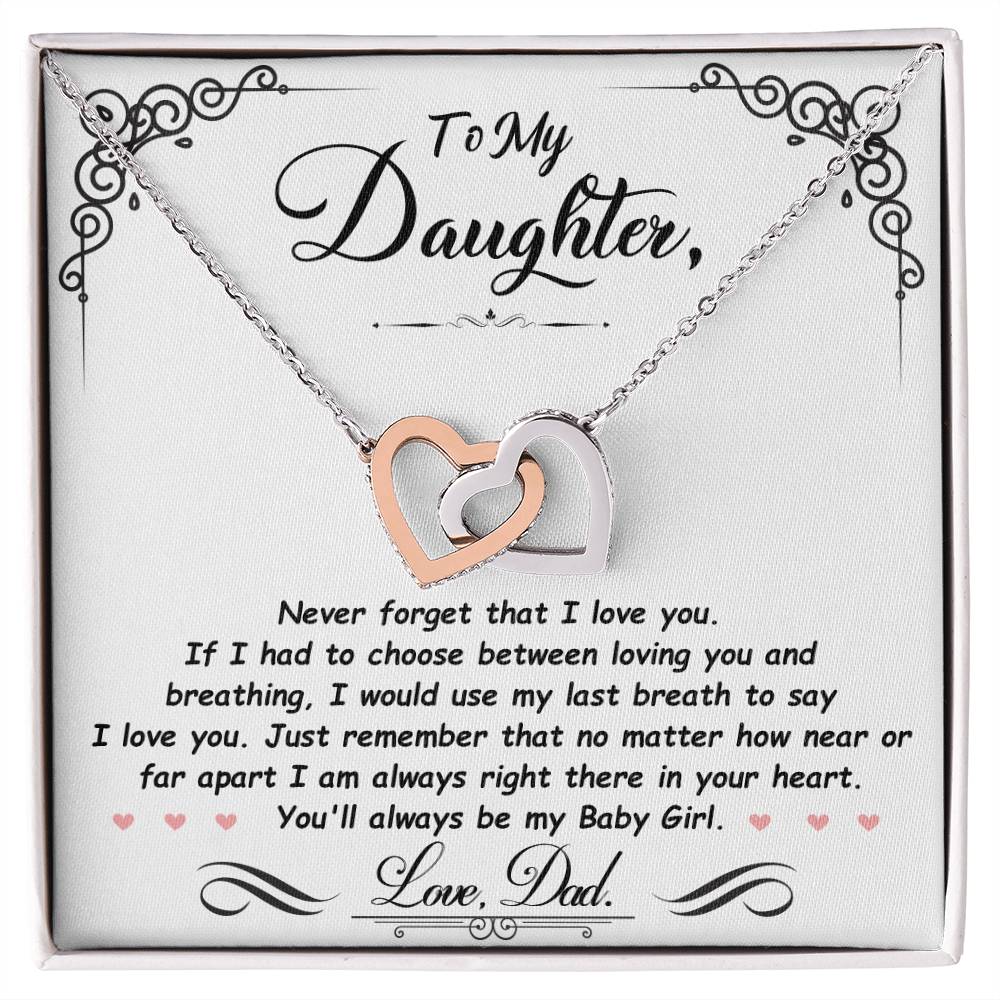 daughter gift sentimental message acrylic plaque