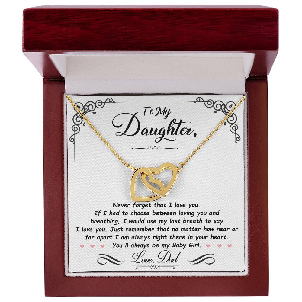 daughter gift sentimental message acrylic plaque