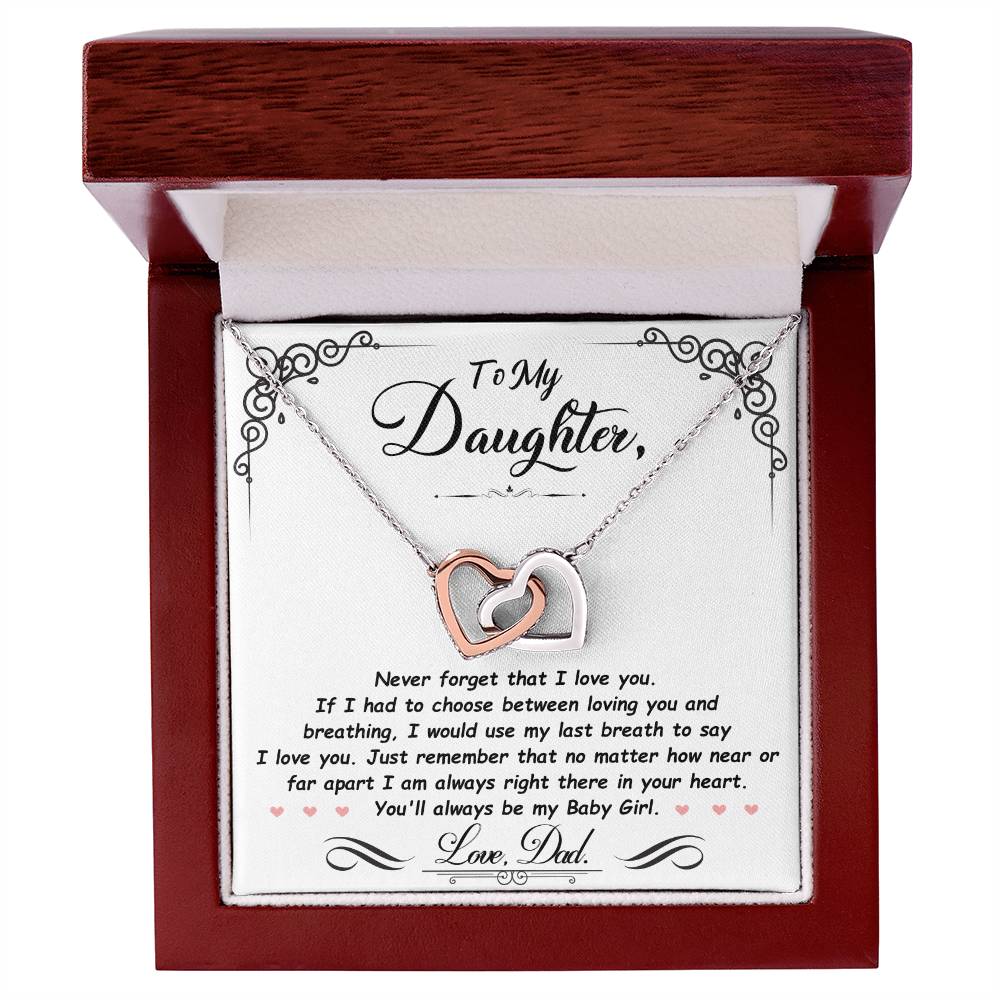 daughter gift sentimental message acrylic plaque