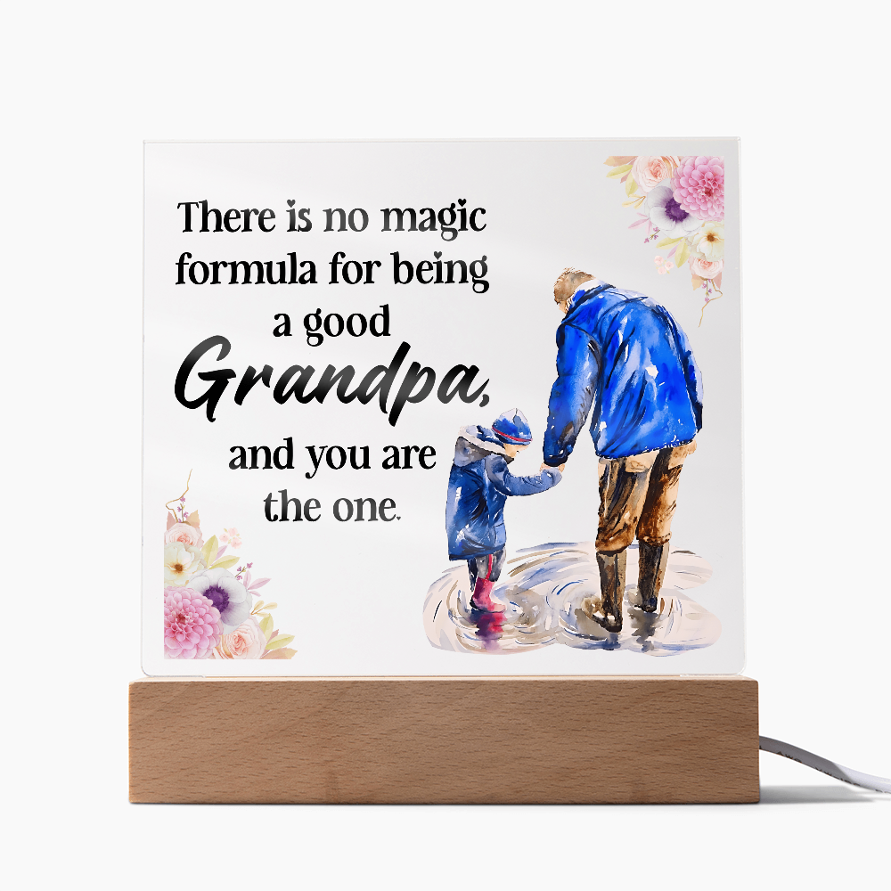 Grandpa Acrylic Gift square design