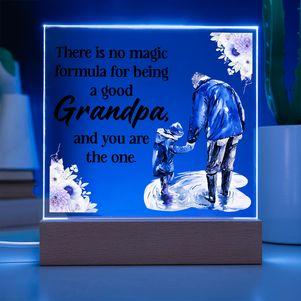 Grandpa Acrylic Gift square design