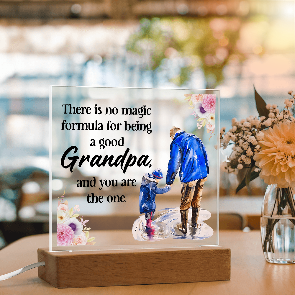 Grandpa Acrylic Gift square design