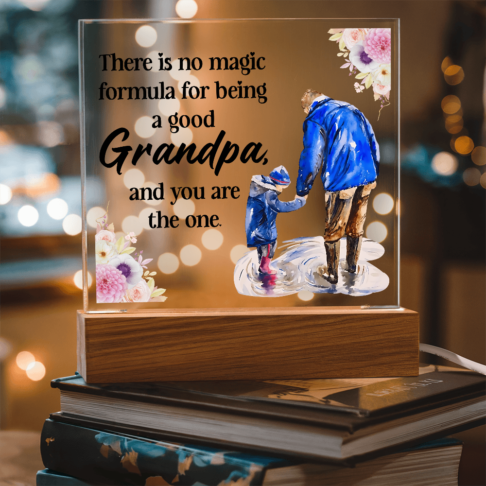 Grandpa Acrylic Gift square design