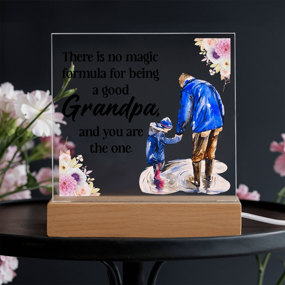 Grandpa Acrylic Gift square design