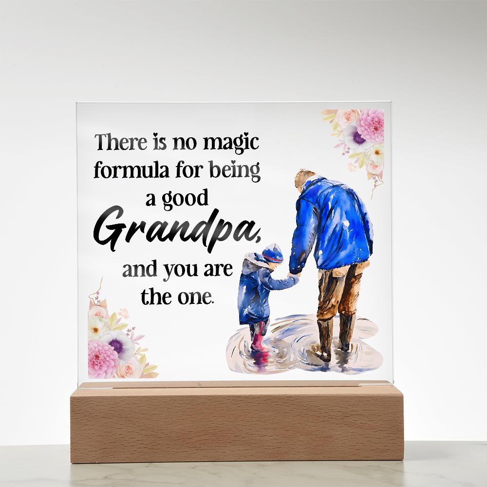 Grandpa Acrylic Gift square design