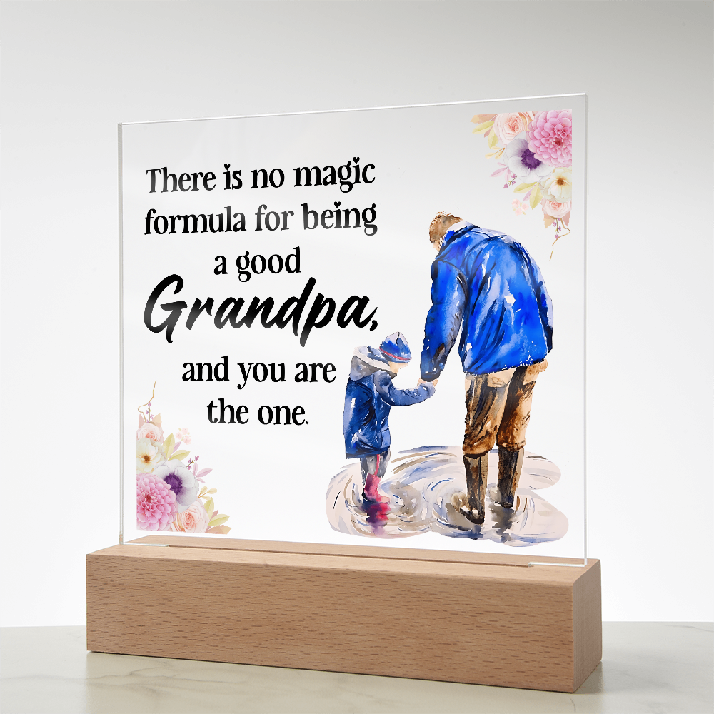 Grandpa Acrylic Gift square design