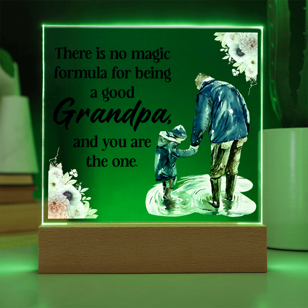 Grandpa Acrylic Gift square design