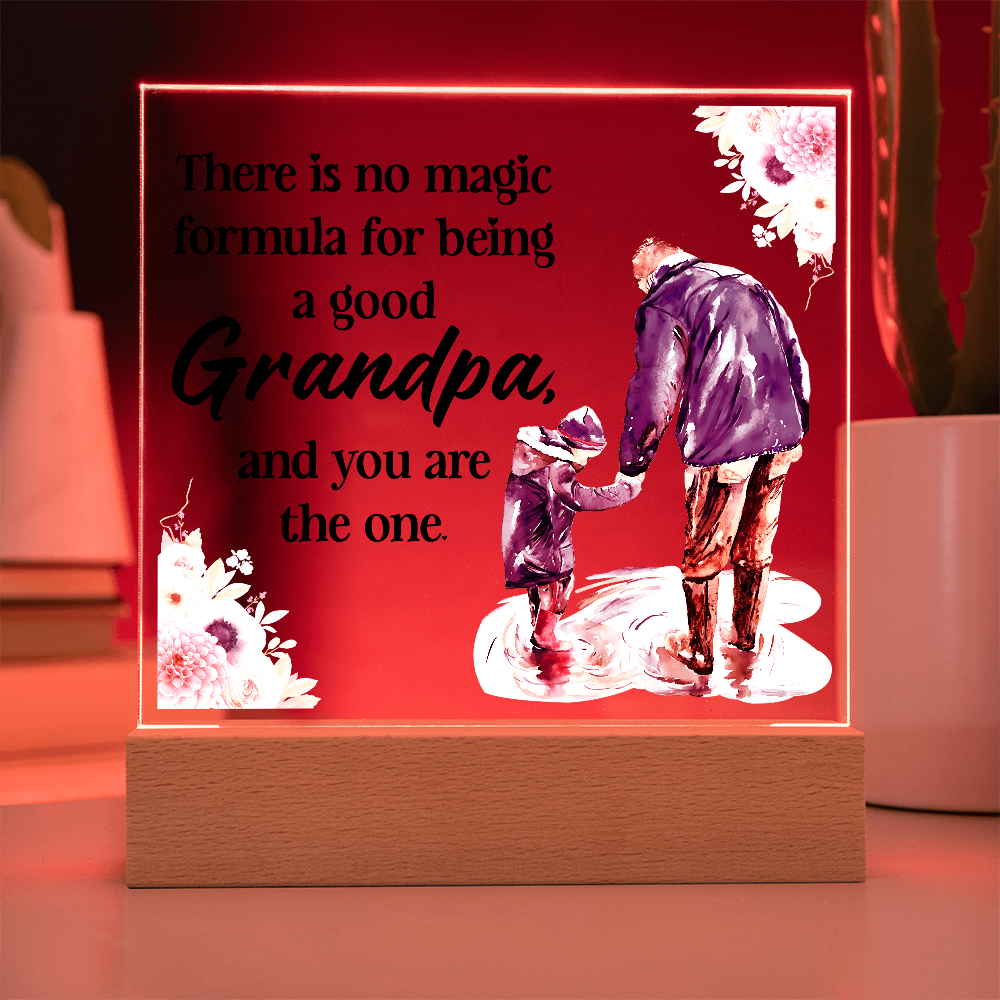 Grandpa Acrylic Gift square design