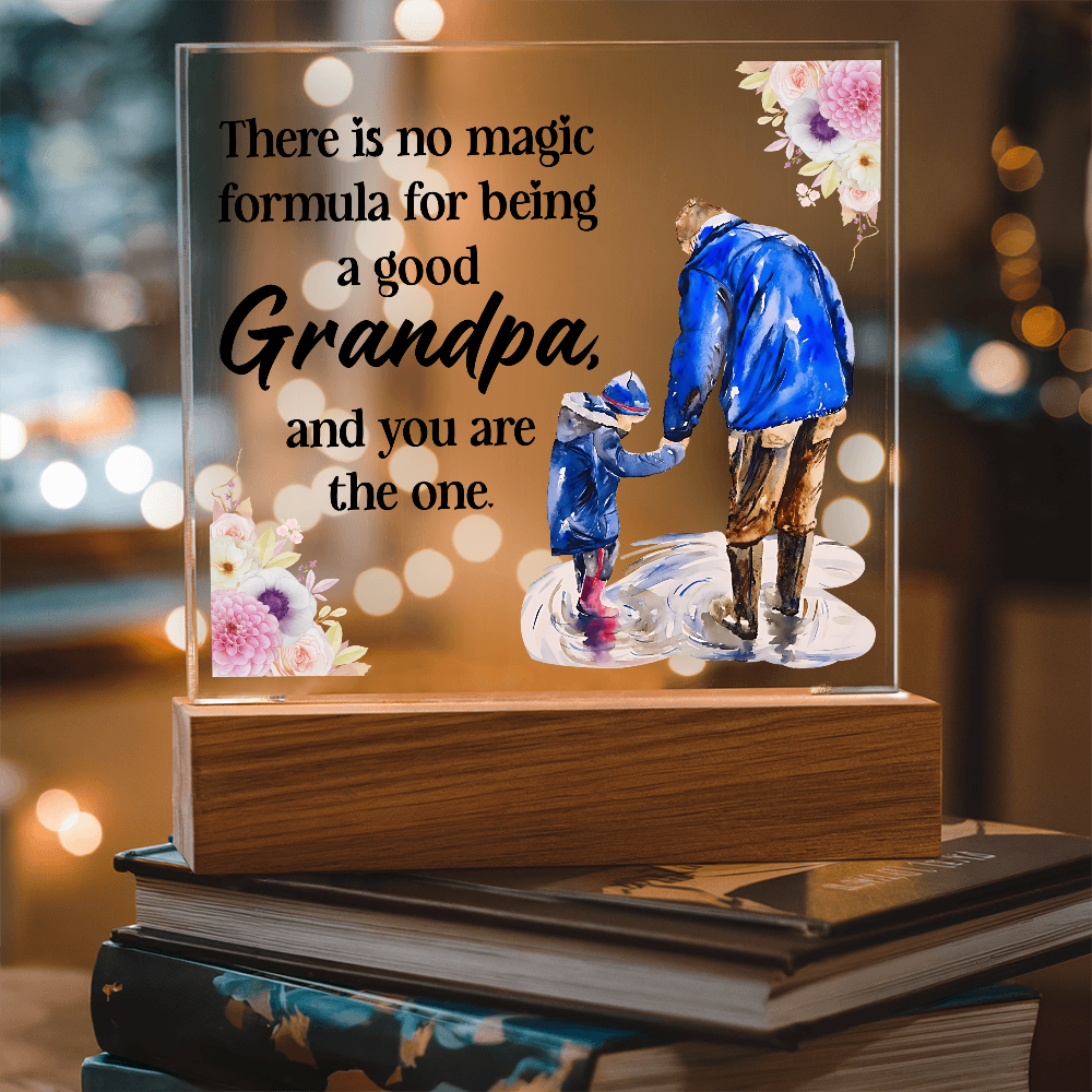 Grandpa Acrylic Gift square design
