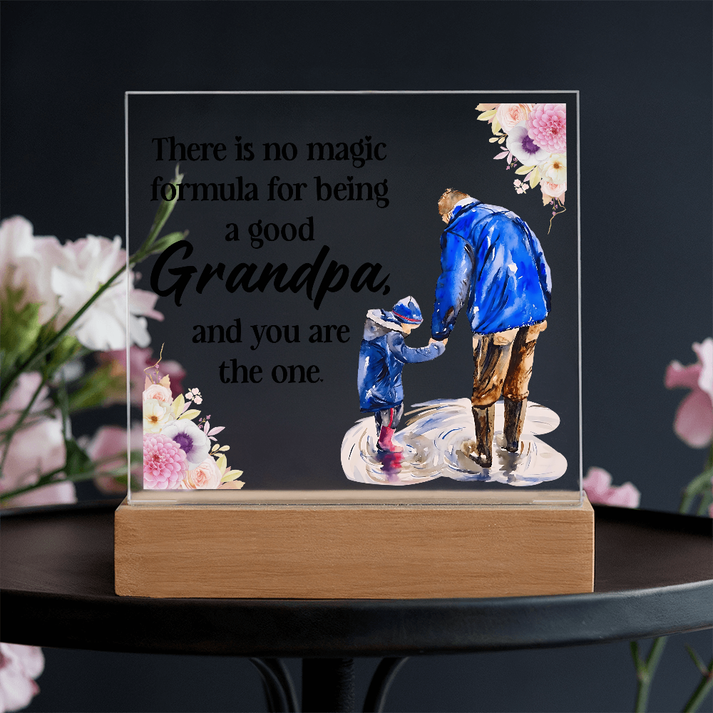 Grandpa Acrylic Gift square design