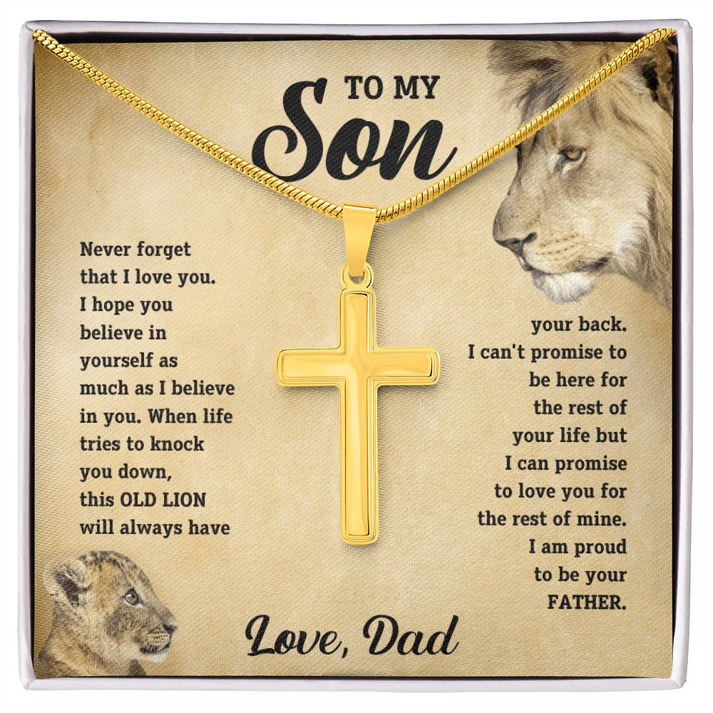 Lion Dad Son Gift lion design jewelry