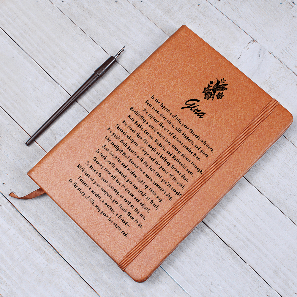 Personalized Leather Journal custom design